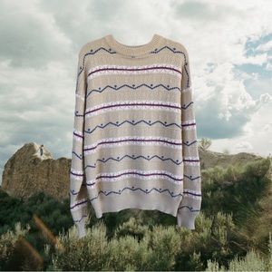 Tan Patterned Sweater